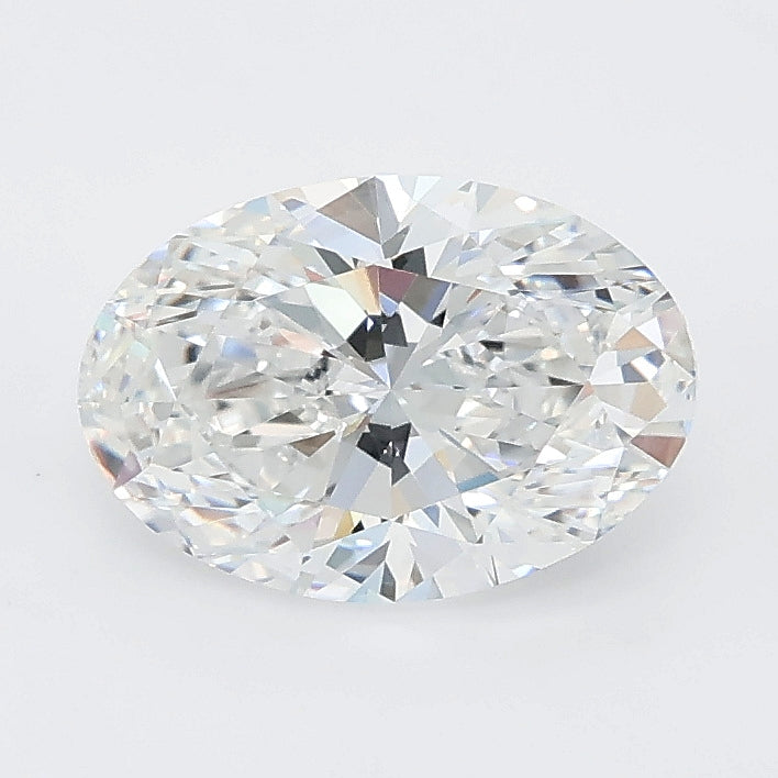1.50 carat oval lab grown diamond D color VVS2 clarity