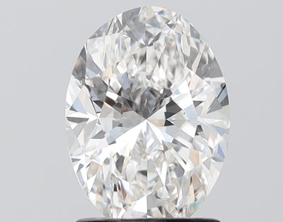 1.61 carat oval lab grown diamond F color VS1 clarity