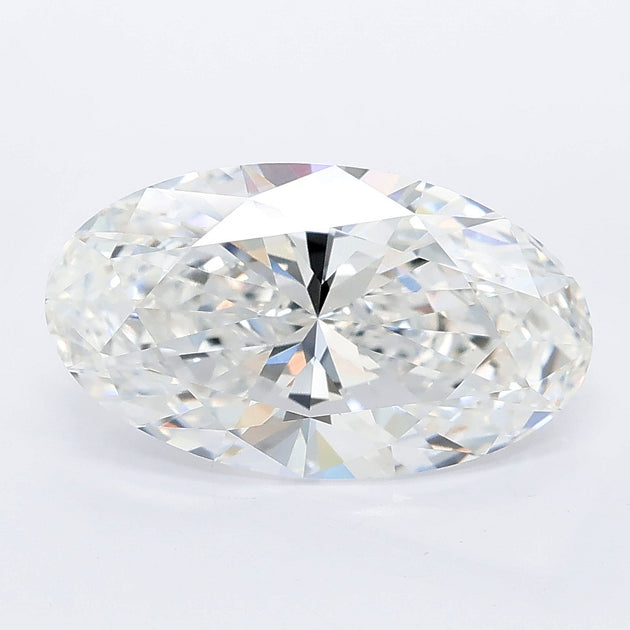 3.23 carat moval lab grown diamond E color VVS2 clarity