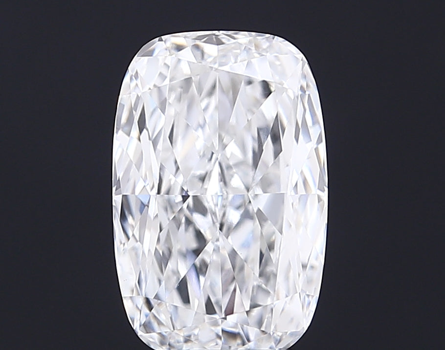 4.02 carat cushion lab grown diamond E color VVS2 clarity