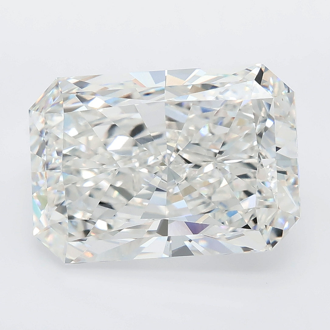 8.02 carat radiant lab grown diamond F color VS1 clarity