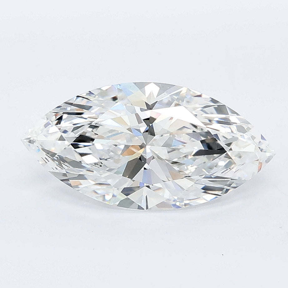 2.07 carat marquise lab grown diamond E color VS1 clarity