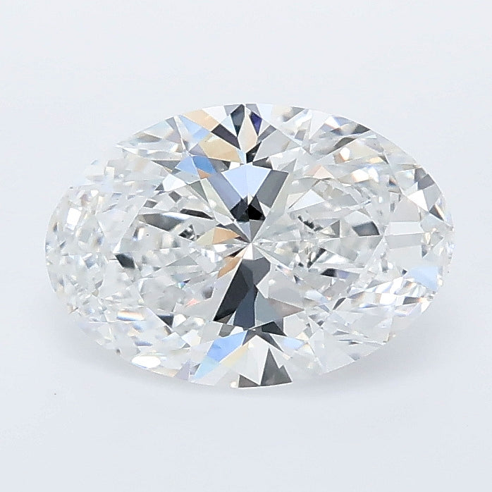 1.54 carat oval lab grown diamond D color VS1 clarity