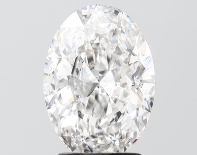 2.52 carat oval lab grown diamond F color VS2 clarity