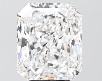 4.63 carat radiant lab grown diamond E color VVS2 clarity