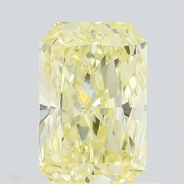0.70 carat fancy intense yellow radiant lab grown diamond VS1 clarity