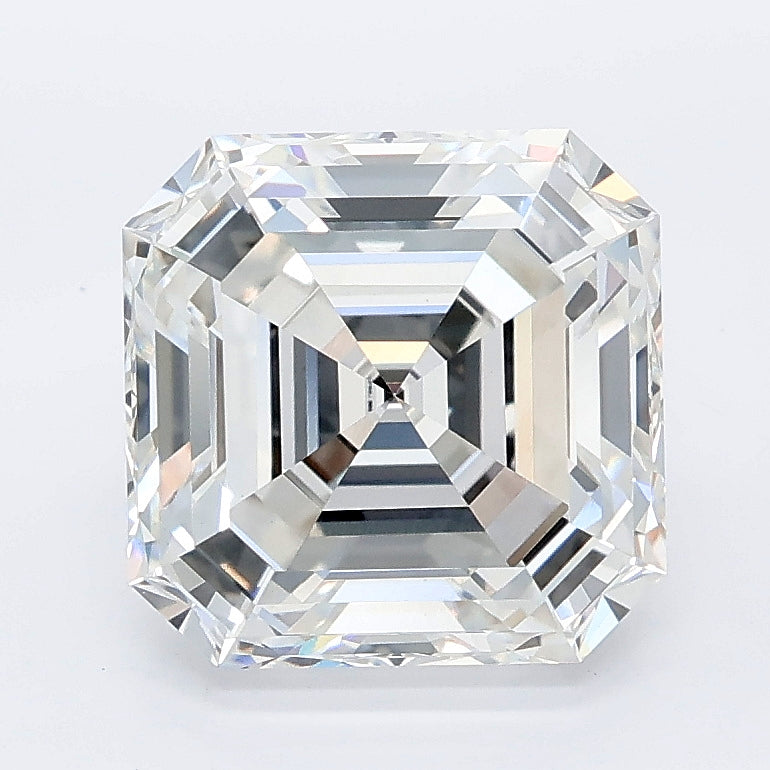 3.51 carat asscher lab grown diamond F color VVS2 clarity