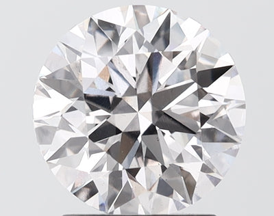 2.09 carat round lab grown diamond H color VS2 clarity