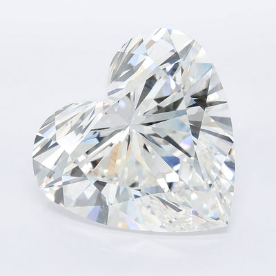 13.09 carat heart lab grown diamond E color VVS2 clarity