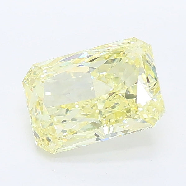 1.15 carat fancy yellow radiant lab grown diamond VS1 clarity