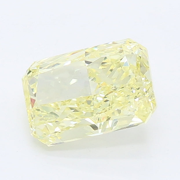 1.27 carat fancy yellow radiant lab grown diamond VS1 clarity