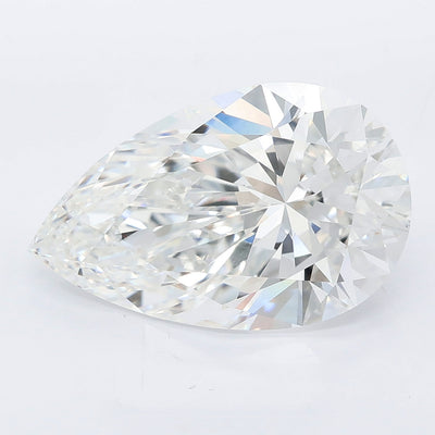 6.09 carat pear lab grown diamond E color VVS2 clarity