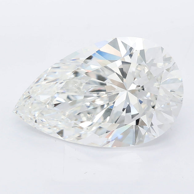 6.09 carat pear lab grown diamond E color VVS2 clarity