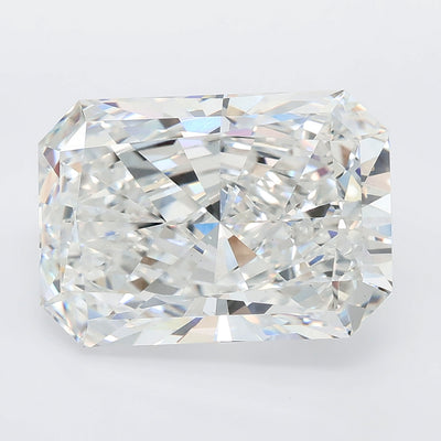 8.04 carat radiant lab grown diamond E color VS1 clarity
