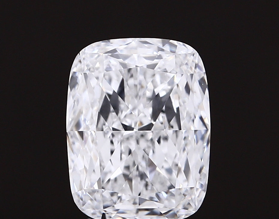3.01 carat cushion lab grown diamond D color VVS1 clarity