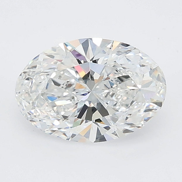 1.09 carat oval lab grown diamond D color VVS2 clarity