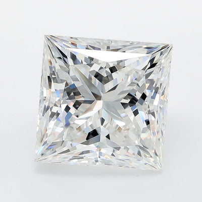 5.25 carat princess lab grown diamond E color VVS2 clarity