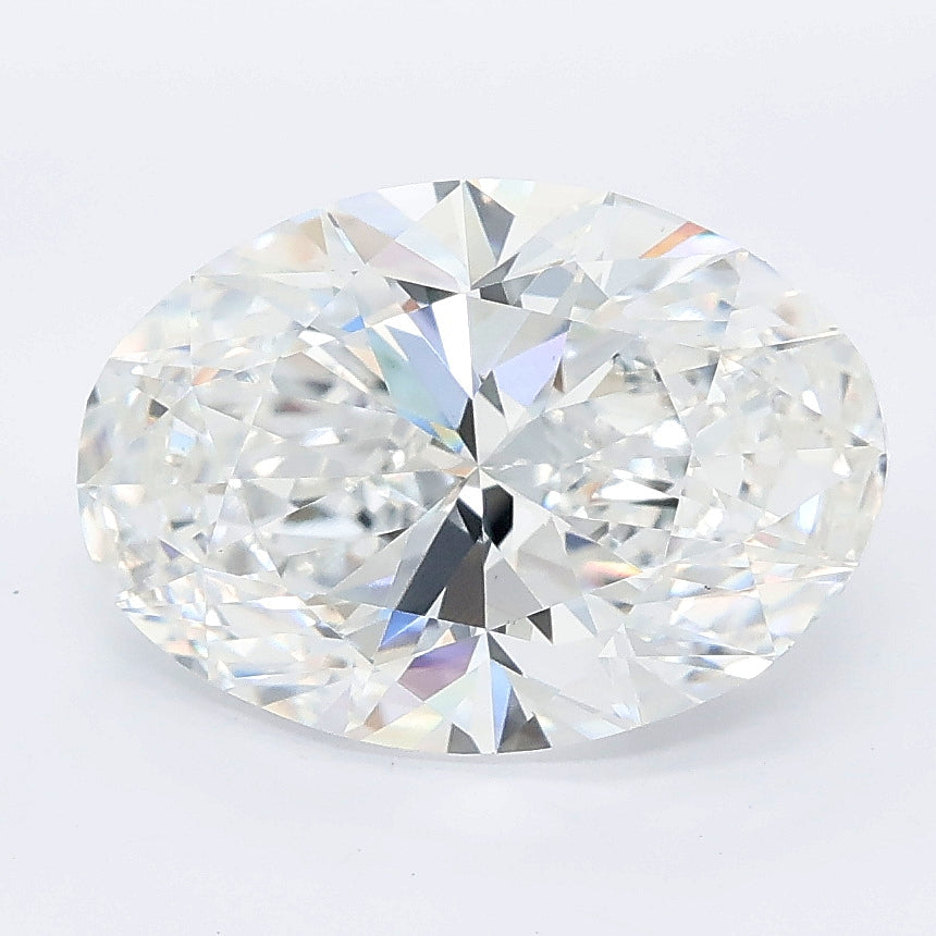 3.53 carat oval lab grown diamond D color VS1 clarity