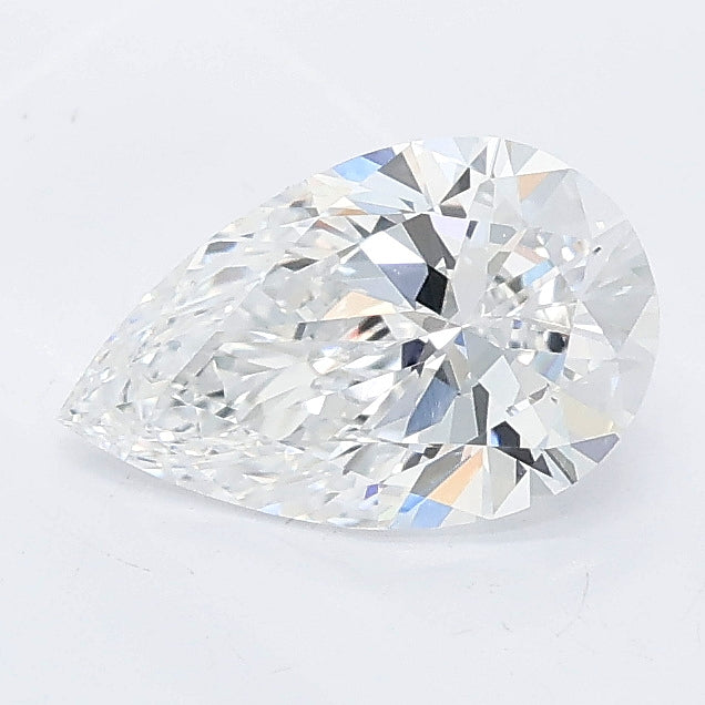 1.03 carat pear lab grown diamond D color VS1 clarity