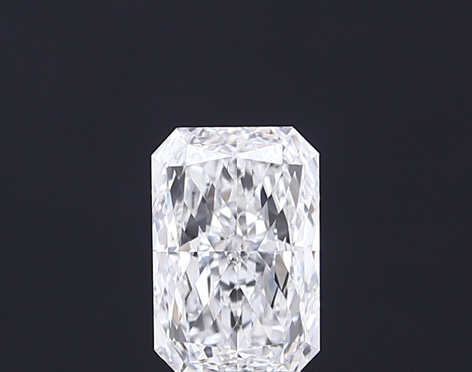 2.01 carat radiant lab grown diamond D color VVS2 clarity