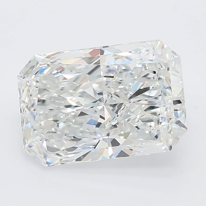 2.05 carat radiant lab grown diamond E color VVS2 clarity