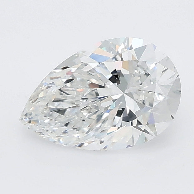 1.08 carat pear lab grown diamond D color VS1 clarity