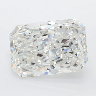 8.01 carat radiant lab grown diamond F color VS1 clarity