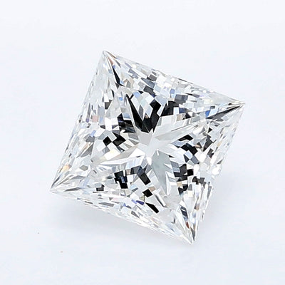1.06 carat princess lab grown diamond D color VVS2 clarity