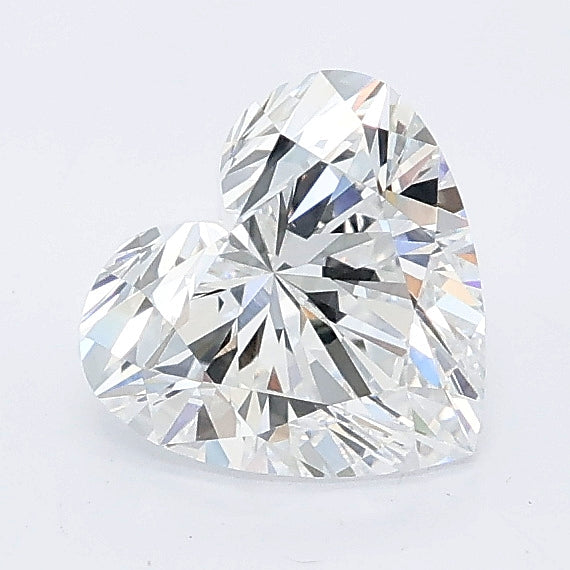 1.07 carat heart lab grown diamond D color VVS2 clarity