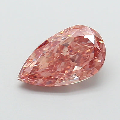 3.00 carat fancy vivid green pear lab grown diamond VS2 clarity