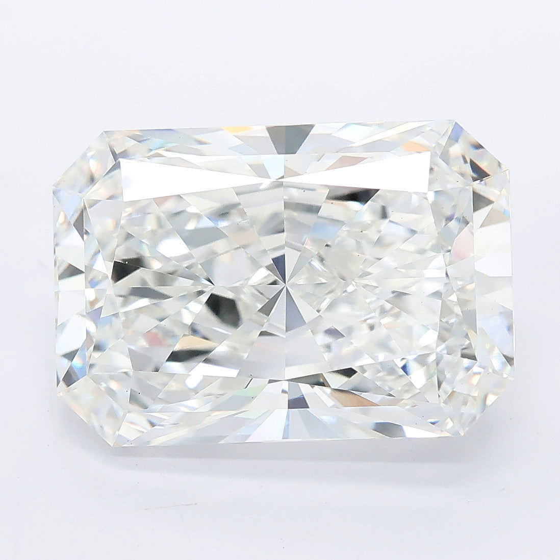 8.53 carat radiant lab grown diamond E color VS1 clarity