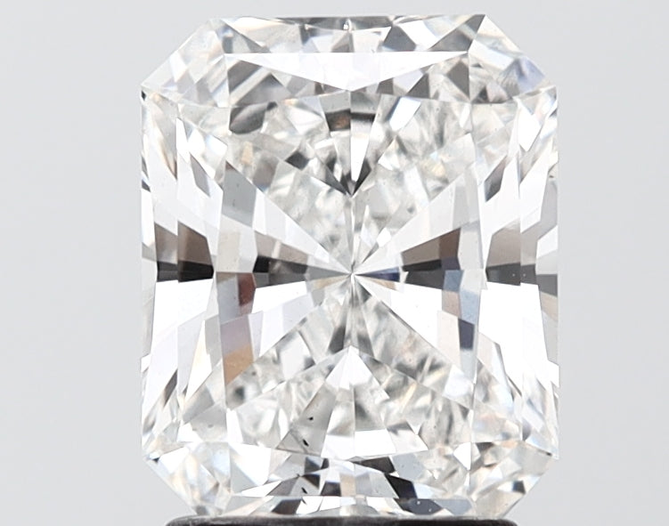2.03 carat radiant lab grown diamond F color VS2 clarity