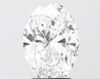 2.81 carat oval lab grown diamond F color VVS2 clarity
