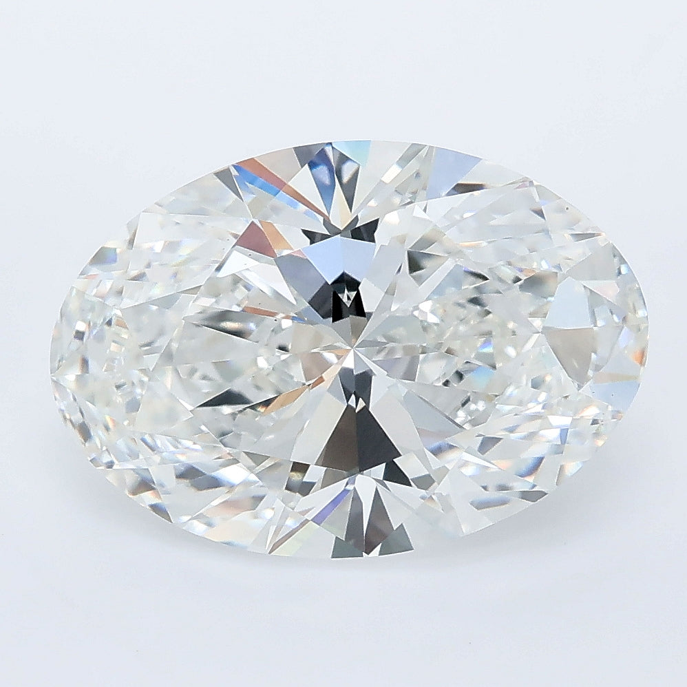 5.03 carat oval lab grown diamond E color VS1 clarity