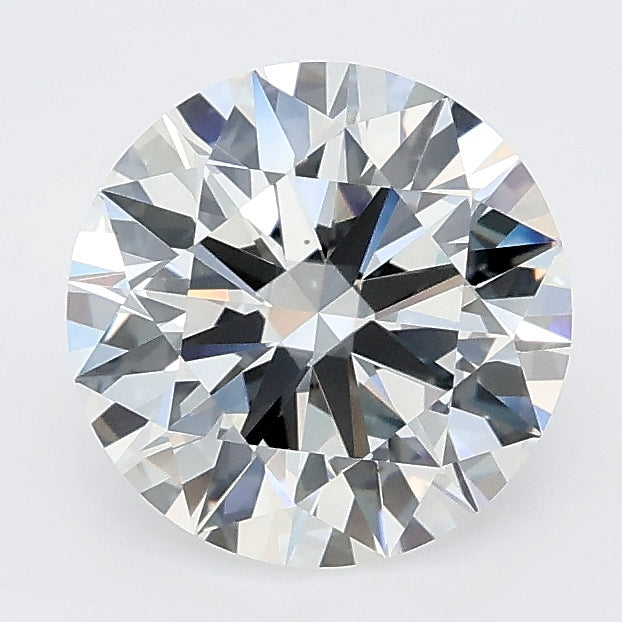 2.03 carat round lab grown diamond E color VVS2 clarity