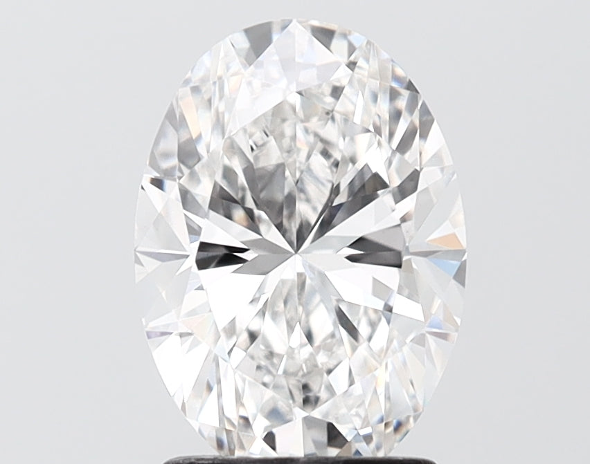 2.00 carat oval lab grown diamond E color VS2 clarity
