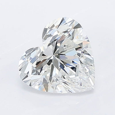 1.02 carat heart lab grown diamond D color VS1 clarity