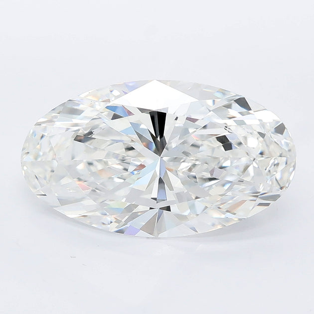 4.08 carat moval lab grown diamond E color VS1 clarity