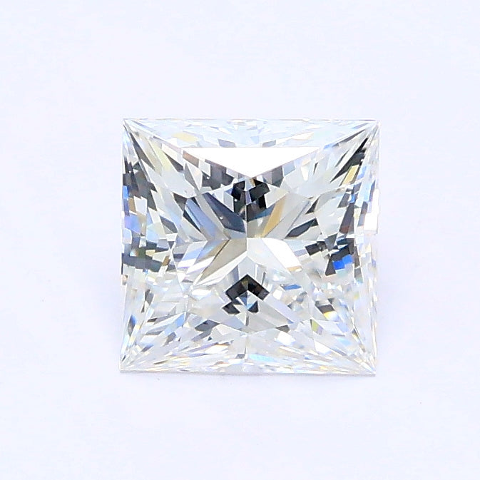 1.02 carat princess lab grown diamond D color VS1 clarity
