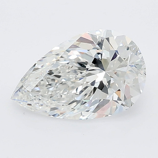 1.21 carat pear lab grown diamond E color VVS2 clarity