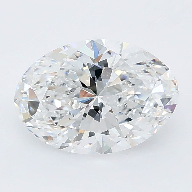 1.51 carat oval lab grown diamond D color VS1 clarity
