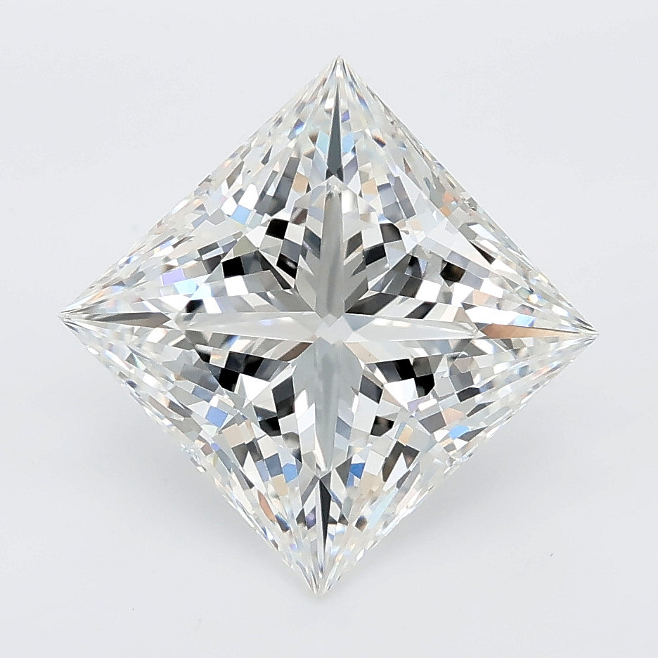 4.09 carat princess lab grown diamond E color VS1 clarity