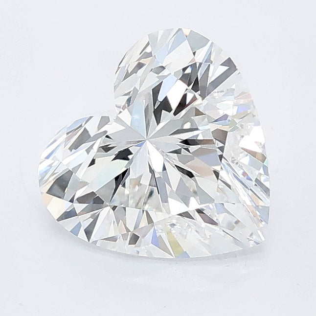 1.58 carat heart lab grown diamond D color VS1 clarity