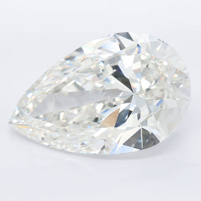 13.01 carat pear lab grown diamond F color VVS2 clarity