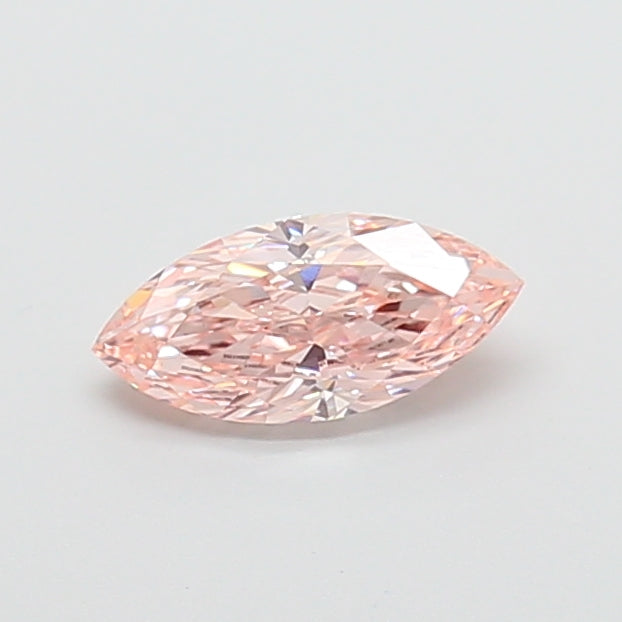 1.03 carat fancy vivid pink marquise lab grown diamond VVS2 clarity