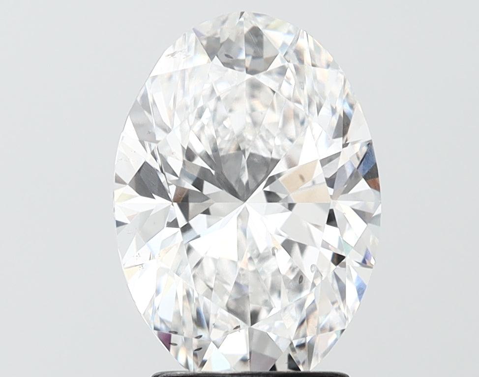 3.01 carat oval lab grown diamond E color VS2 clarity