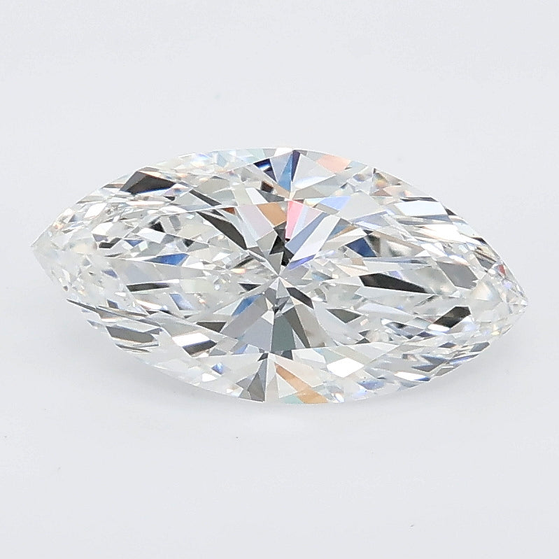 1.50 carat marquise lab grown diamond D color VVS2 clarity