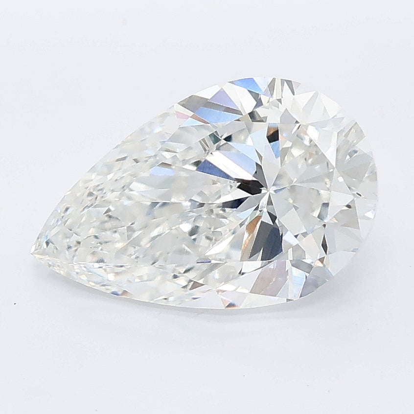 2.50 carat pear lab grown diamond E color VVS2 clarity