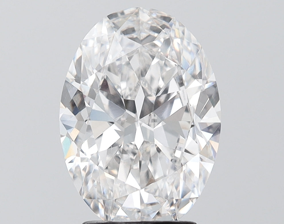 3.02 carat oval lab grown diamond E color VS1 clarity