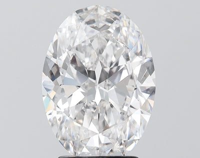3.02 carat oval lab grown diamond E color VS1 clarity